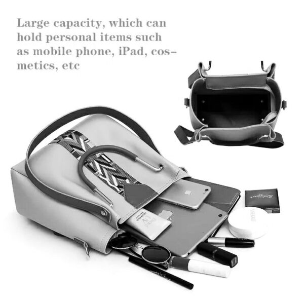 CAPRI 4 PIECE GREY HANDBAG