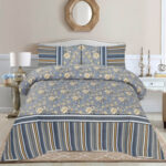 TEGA D945 - CRYSTAL BED SHEET SET (PREMIUM)