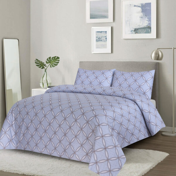 TEGA D946 - CRYSTAL BED SHEET SET (PREMIUM)