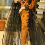 TEGA S694-EMBROIDERED 3PC LAWN DRESS WITH EMBROIDERED ORGANZA DUPATTA.