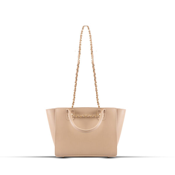 PLUSH BEIGE HANDBAG