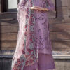TEGA S680-SHIFTILY EMBROIDERED 3PC LAWN DRESS WITH EMBROIDERED COTTON NET DUPATTA.