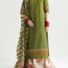 TEGA S660-EMBROIDERED 3PC LAWN WITH PRINTED MUNAR DUPATTA.