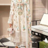 TEGA S633-EMBROIDERED 3PC CHICKAN LAWN WITH EMBROIDERED ORGANZA DUPATTA.
