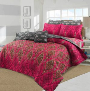 D926- 7 PC SUMMER COMFORTER SET WITH 4 PILLOW COVERS