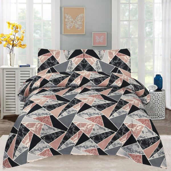 TEGA D943 - CRYSTAL BED SHEET SET (PREMIUM)