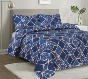 TEGA D948 - CRYSTAL BED SHEET SET (PREMIUM)