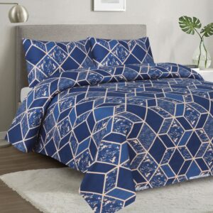 TEGA D948 - CRYSTAL BED SHEET SET (PREMIUM)