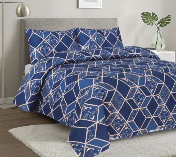 TEGA D948 - CRYSTAL BED SHEET SET (PREMIUM)