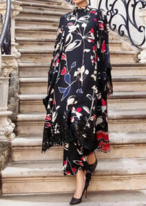 TEGA S646-PRINTED 3PC LAWN DRESS WITH PRINTED SILK DUPATTA.