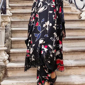 TEGA S646-PRINTED 3PC LAWN DRESS WITH PRINTED SILK DUPATTA.
