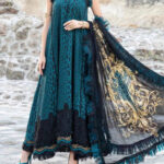 TEGA S630-PRINTED 3PC LAWN DRESS WITH PRINTED SILK DUPATTA.